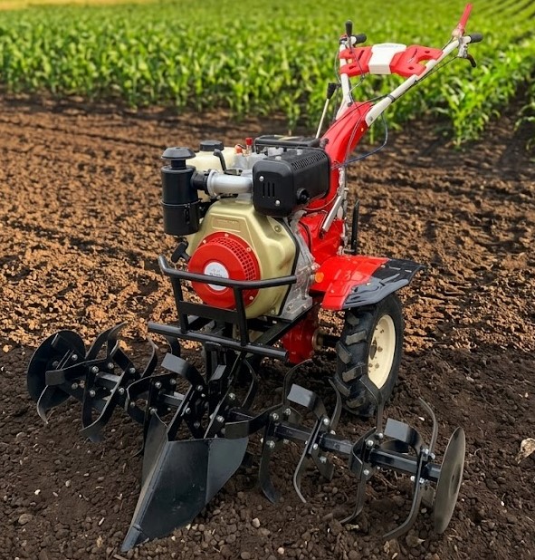 MAHASHAKTI BRAND 188FE/12HP (KAMA) DIESEL OPERATED ROTARY CULTIVATOR/POWER TILLER/ POWER WEEDER SELF START WITH BATTERY - Image 2