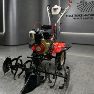 VEERSHAKTI 173FE/8HP(KAMA) DIESEL OPERATED ROTARY CULTIVATOR /POWER TILLER /POWER WEEDER WITH DOUBLE SHOCKER AND SELF START WITH BATTERY