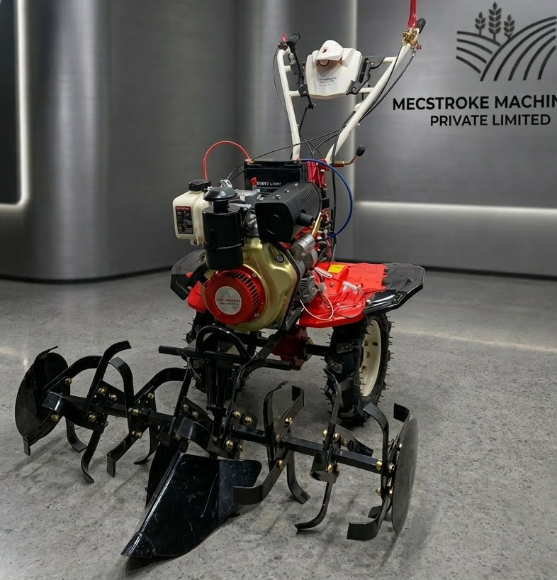 MAHASHAKTI 173F/8HP(KAMA) DIESEL OPERATED ROTARY CULTIVATOR /POWER TILLER /POWER WEEDER WITH DOUBLE SHOCKER (Copy)