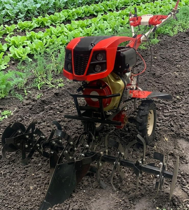 MAHASHAKTI/VEERSHAKTI BRAND 188F/12HP (KAMA) DIESEL OPERATED ROTARY CULTIVATOR/POWER TILLER/POWER WEEDER WITH SELF START WITH BATTERY - Image 3