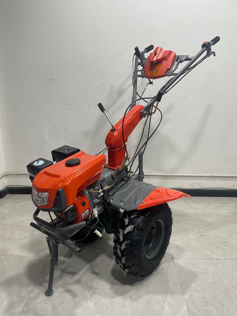MECSTROKE BRAND 7 HP PETROL OPERATED ROTARY CULTIVATOR /POWER TILLER/ WEEDER 170F with HEAD LIGHT ATTACHMENT (PREMIUM) - Image 4