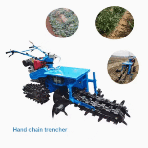 MECSTROKE BRAND MILD STEEL MINI TRENCH DIGGER MACHINE (WITH DOUBLE CHAIN)
