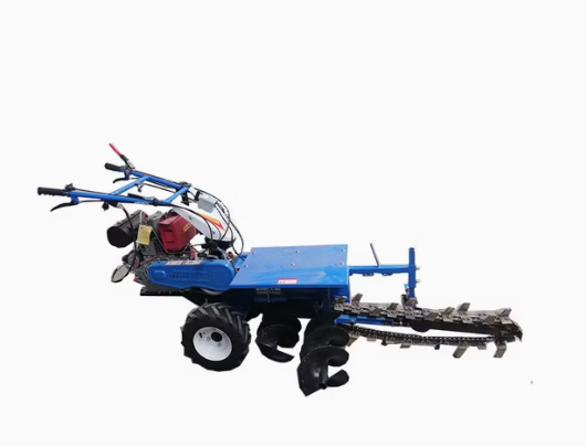 MECSTROKE BRAND MILD STEEL MINI TRENCH DIGGER MACHINE (WITH DOUBLE CHAIN) - Image 2
