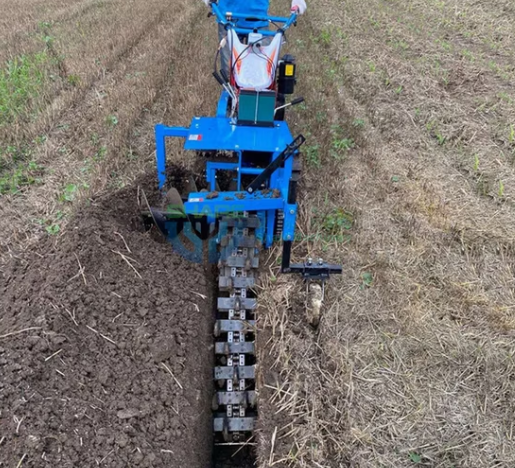 MECSTROKE BRAND MILD STEEL MINI TRENCH DIGGER MACHINE (WITH SINGLE CHAIN) - Image 2