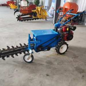 MECSTROKE BRAND MILD STEEL MINI TRENCH DIGGER MACHINE (WITH SINGLE CHAIN)