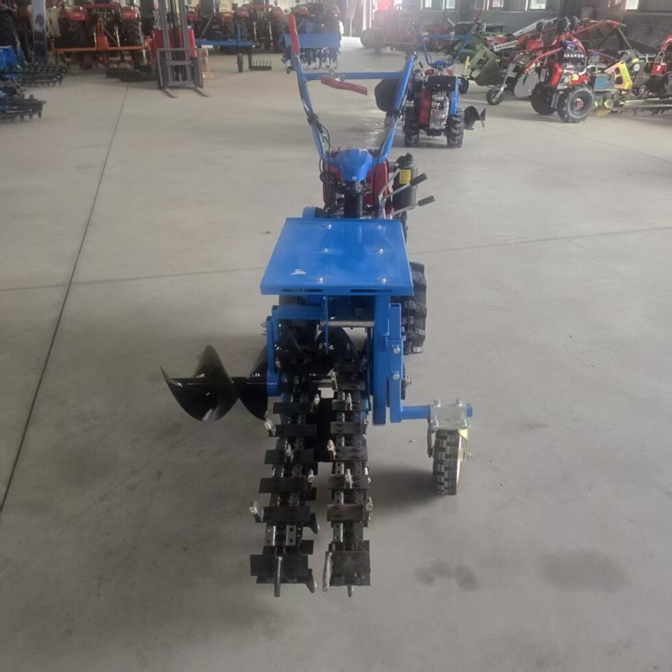 MECSTROKE BRAND MILD STEEL MINI TRENCH DIGGER MACHINE (WITH DOUBLE CHAIN) - Image 5