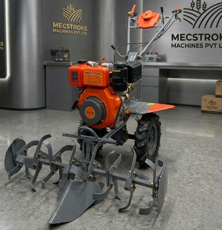 MECSTROKE BRAND 9HP DIESEL OPERATED ROTARY CULTIVATOR /POWER TILLER /WEEDER-178F