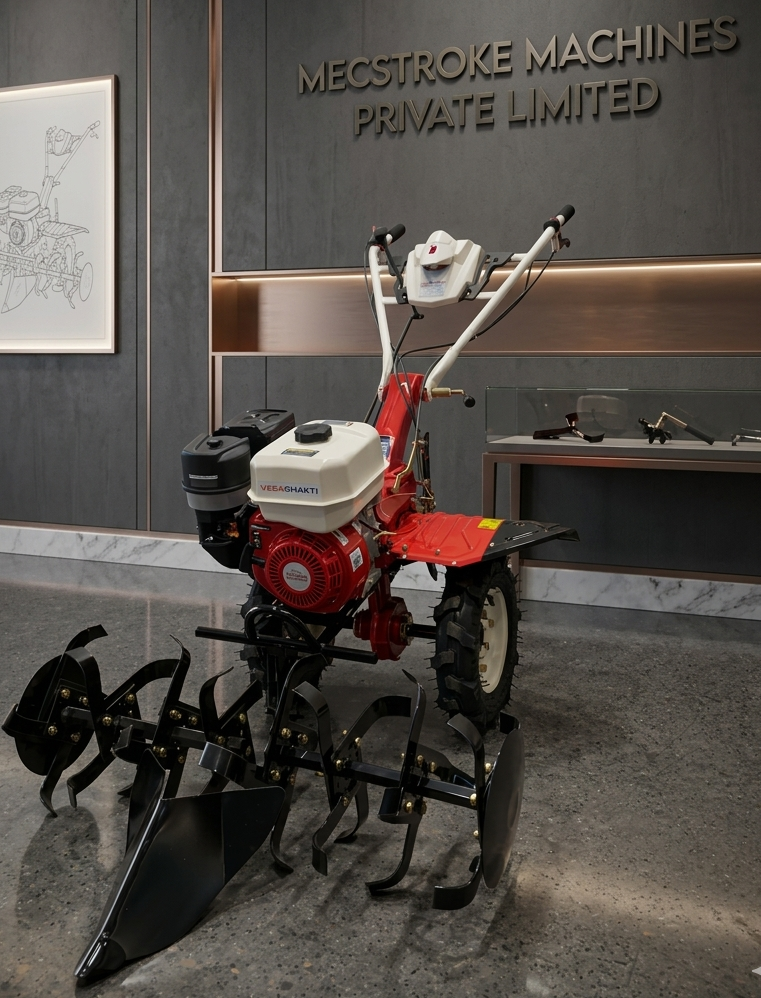 VEERSHAKTI 170F/7 HP PETROL OPERATED ROTARY CULTIVATOR /POWER TILLER/ POWER WEEDER